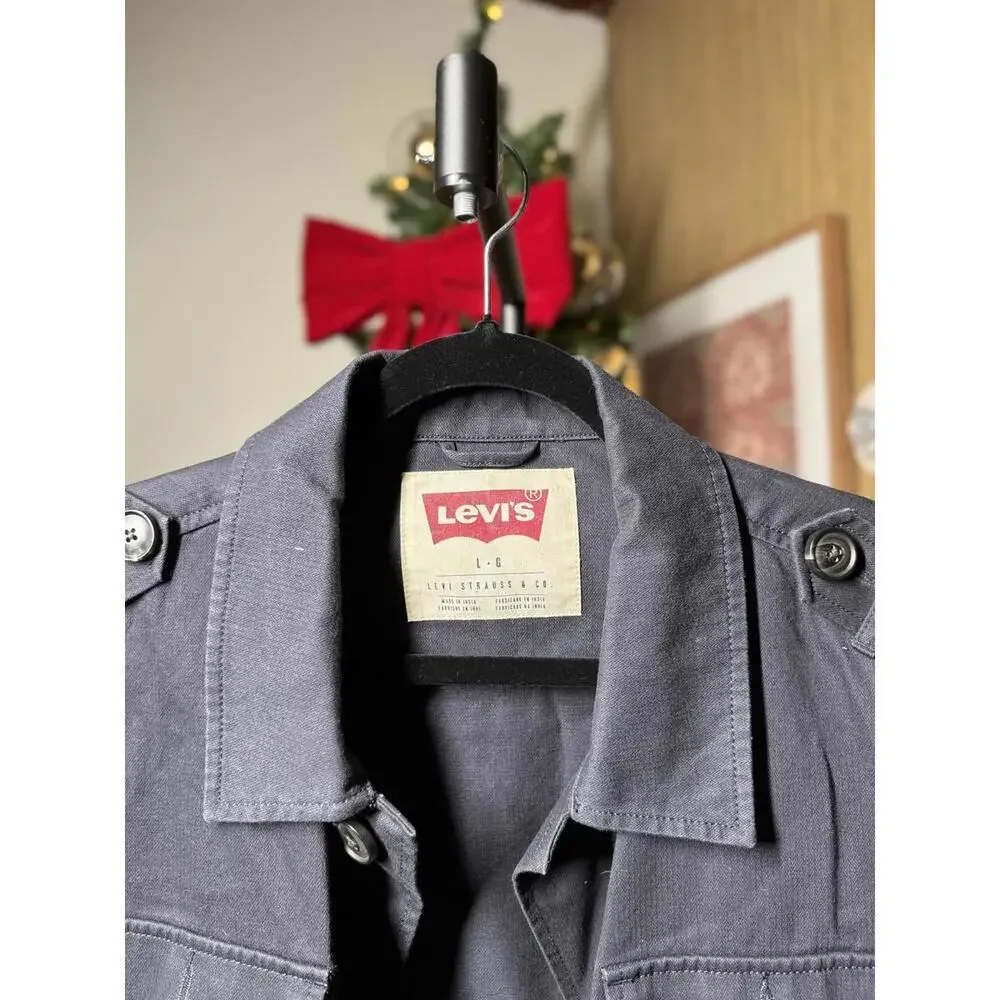 Levi's Men's Utility Jacket in Gray